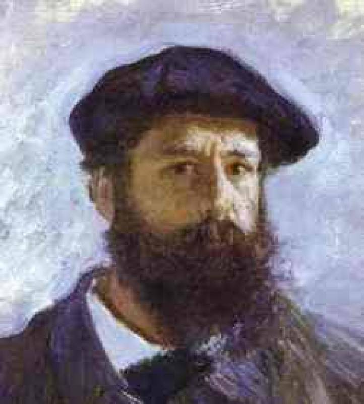 Claude Monet - Self-Portrait. Detail. Claude Oscar Monet. Download painting.