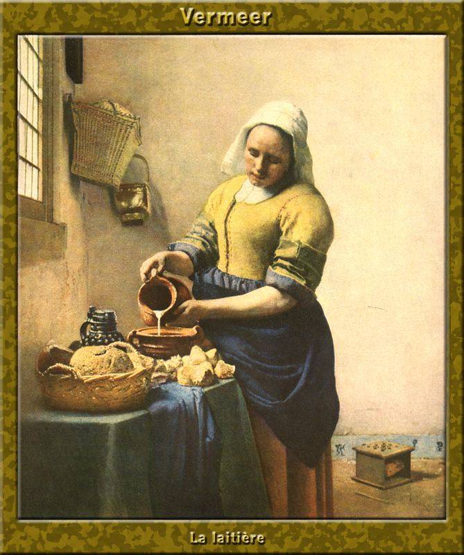 Вермеер кувшин. Вермеер молочница. Johannes Vermeer the Kitchen Maid.